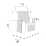 Cubre Sillón Acolchado Reversible Polster