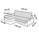 Cubre Sofá Chaise Longue Friheten Polster