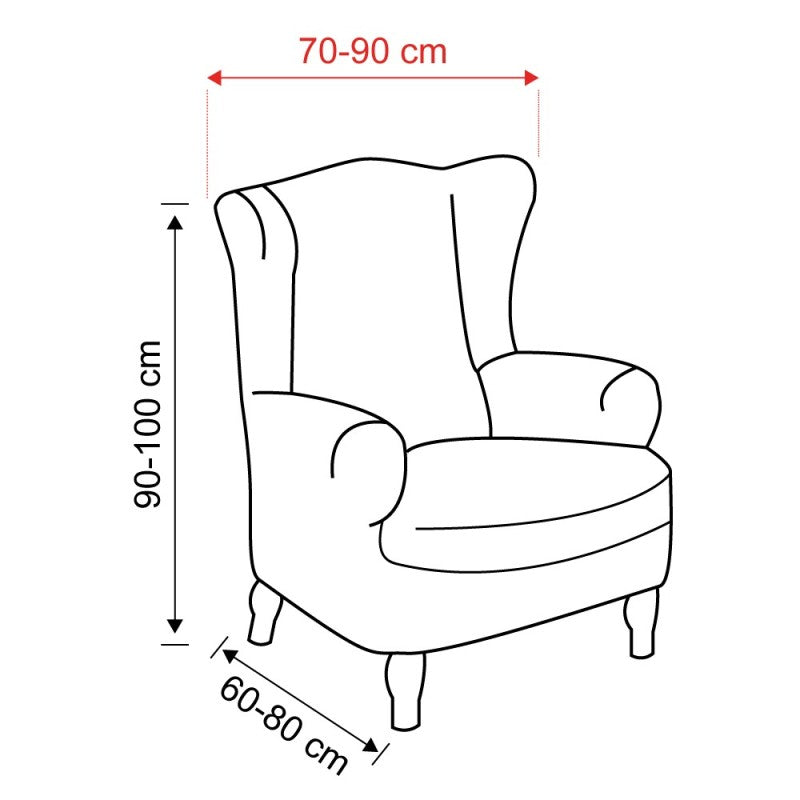 Funda Elástica Sillón Orejero Duplex Miramar