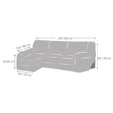 Funda Súper Elástica Chaise Longue Jersey